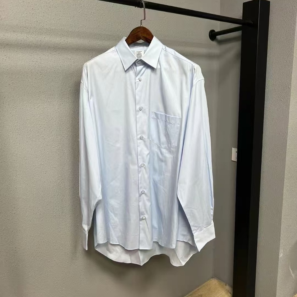 Authentic Vetements Light Blue Dress Shirt